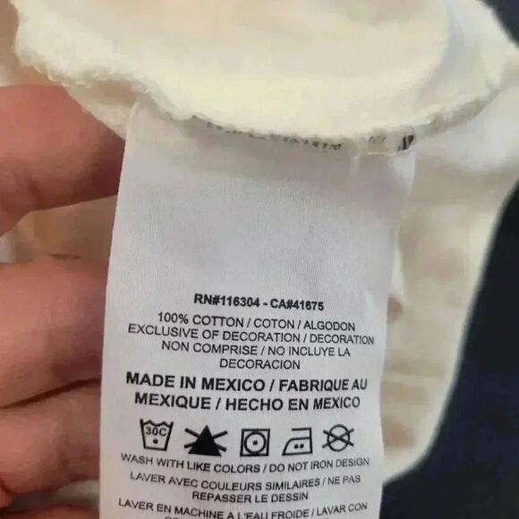 Converse Women's Cream & Lavender Graphic Cotton Knit Crewneck Short Sleeve T-sh - Picture 4 of 5